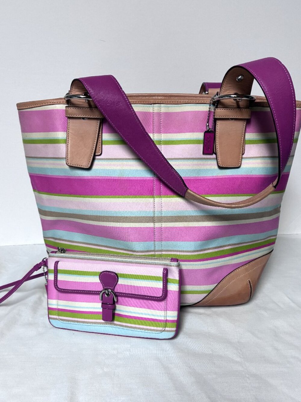Coach Multicolor Tote & Wristlet - Picture 2 of 11